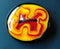 Hot Rod Glass Button