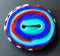 Kingfisher Glass Button