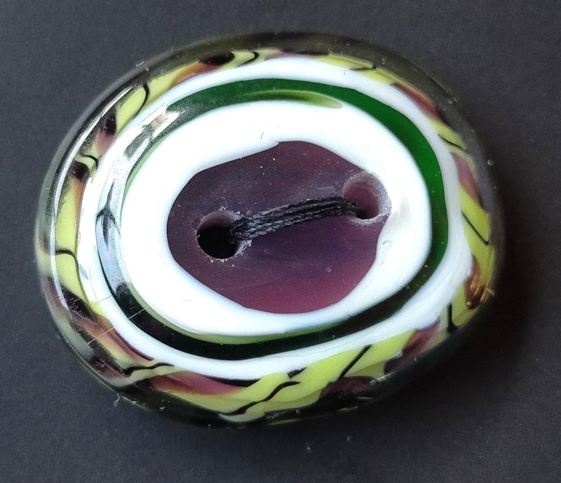 Grapevine Glass Button