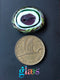 Grapevine Glass Button
