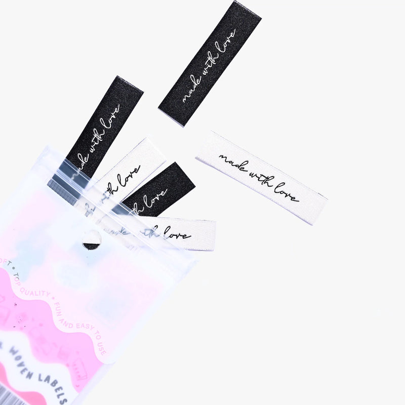 Woven Labels - "Made with love"