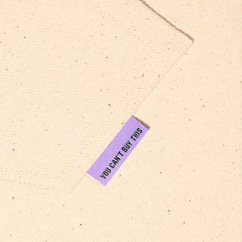 Woven Labels - "You Can't Buy This" Metallic
