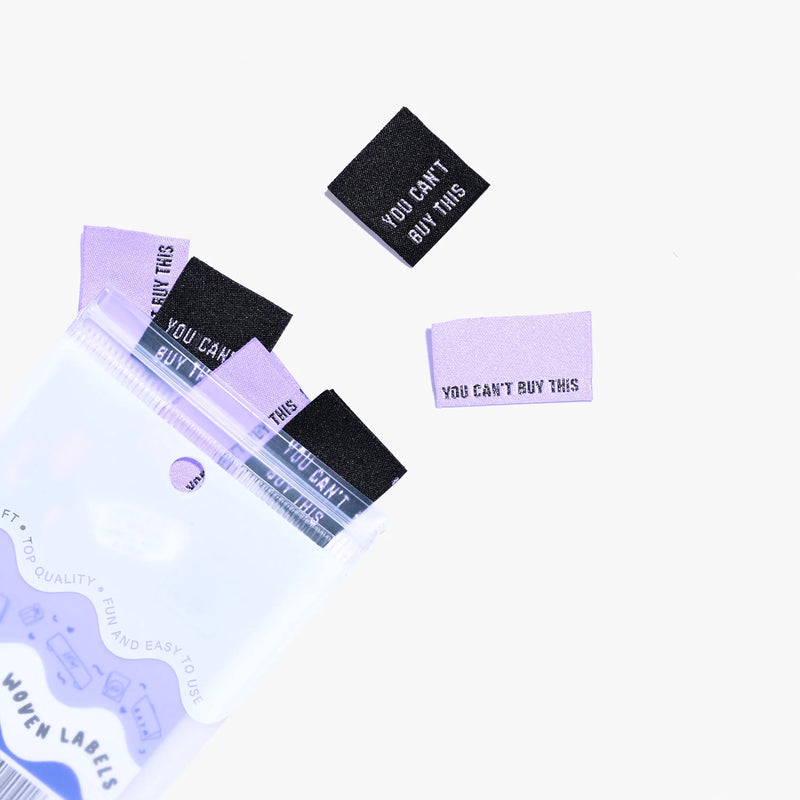 Woven Labels - "You Can't Buy This" Metallic