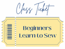 Beginners Learn To Sew 3 Week Evening Class