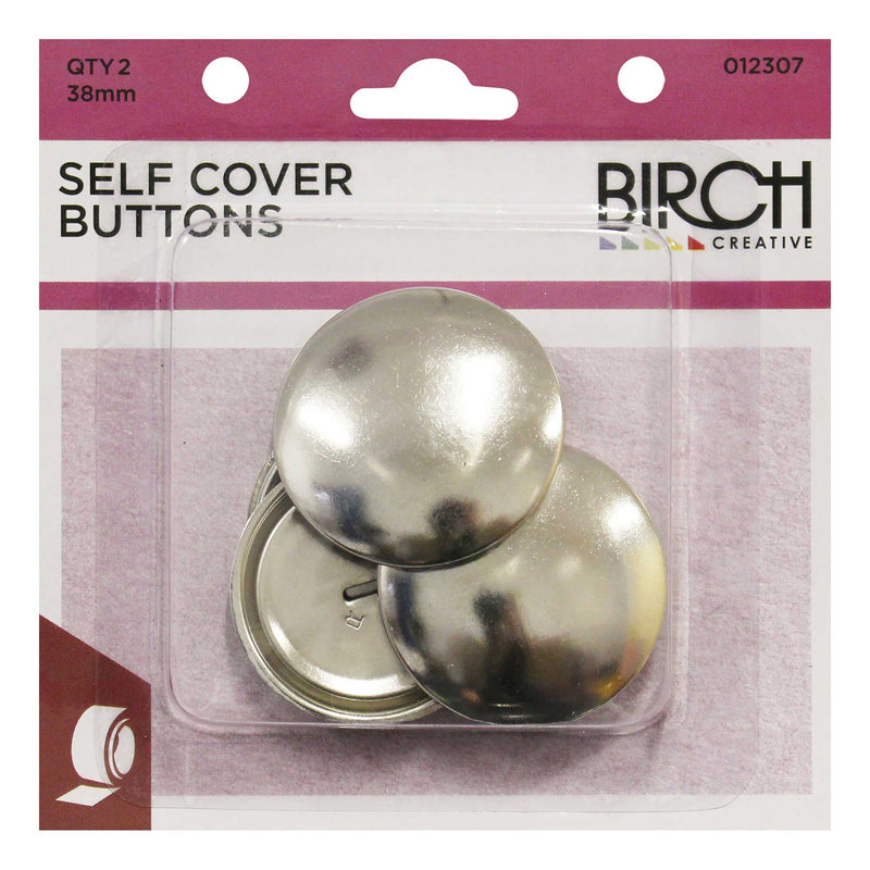 Self Cover Buttons 38mm