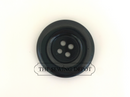 Rounded Raised Edge Black Button