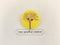 Yellow Wooden Tree Button