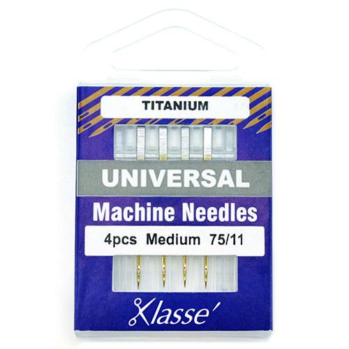 Klasse' Home Sewing Machine Needles - Universal Titanium