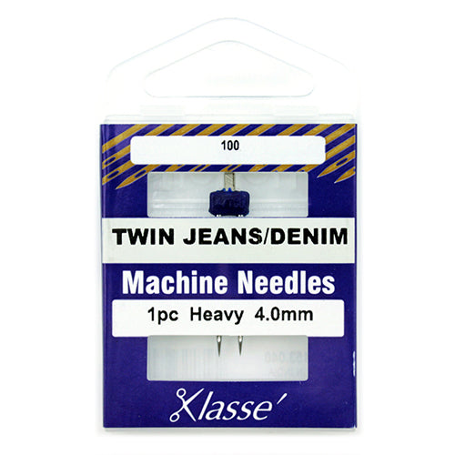 Klasse' Twin Jeans/Denim Home Sewing Machine Needle