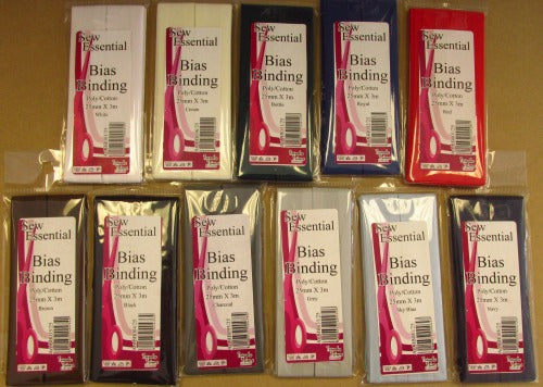 Bias Binding - Single Fold Packs