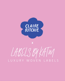 Woven Labels - KATM X CLAIRE RITCHIE  'For You'