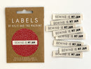 Woven Labels - "Sewing is my Jam" / End of Line