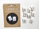 Woven Labels - "Size: You/Me"