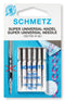 Schmetz Home Sewing Machine Needles - Super Universal Non-Stick