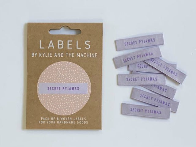 Woven Labels - "Secret Pyjamas" / End of Line