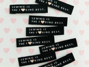 Woven Labels - "Sewing is the F**king Best"