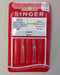 Singer Home Sewing Machine Needles - Twin