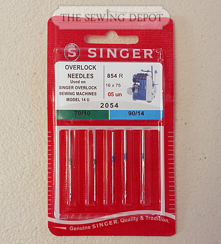 Singer Sewing Machine Needles - 14U Overlock - Universal Point