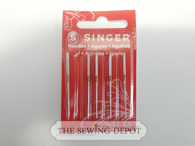 Singer Sewing Machine Needles - 14U Overlock - Ball Point 5pk