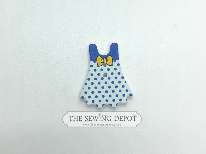 Sundress with Little Bow Shaped Button
