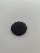 Black Button with Subtle Stripe