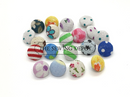 15 Pack of Unique Fabric Covered Buttons