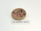 Wooden Painted Flower Button
