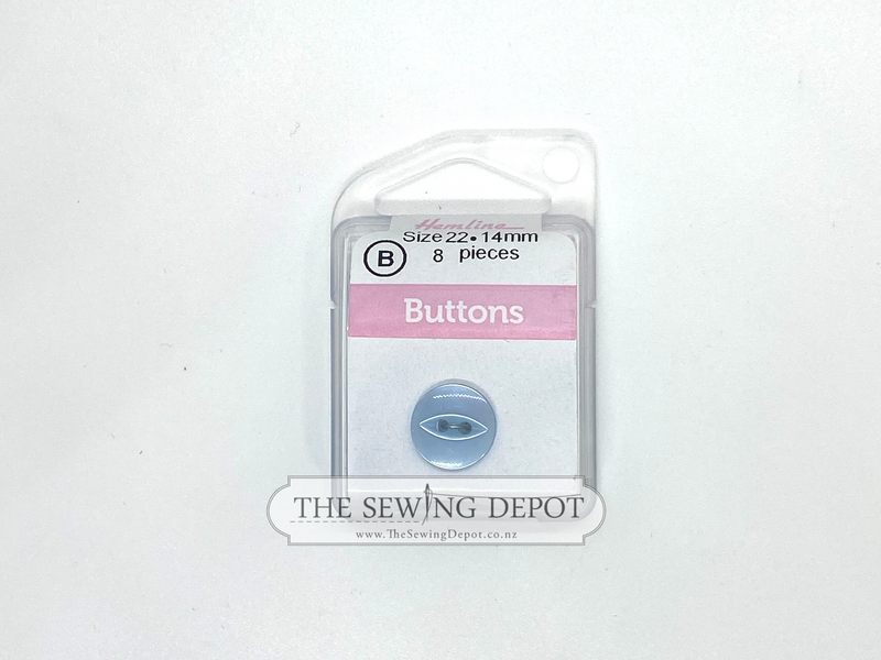 14mm Fish Eye Buttons 8-pack