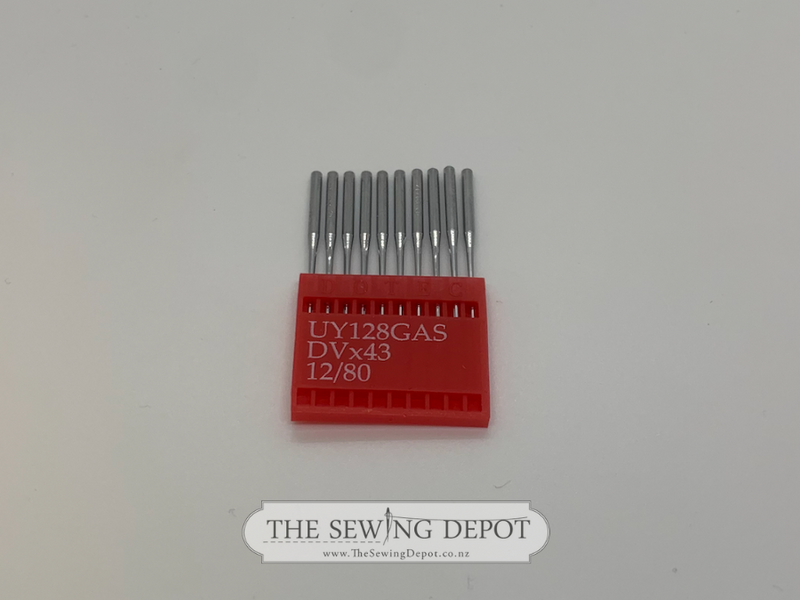 DVx43 12/80 Flat Lock Cover Seamer Needles