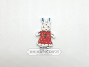 Printed Rabbit Shaped Button